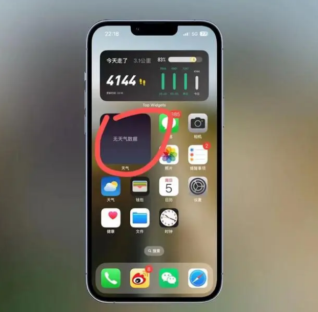 沙湖原种场苹果手机维修分享:iOS16主屏幕天气小组件无法正常工作怎么办？ 